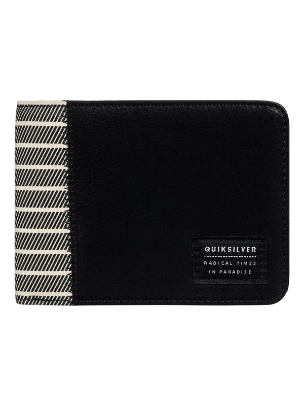 quiksilver, Slim Vintage Plus - Portefeuille, BLACK (kvj0) 0 Slim Vintage Plus - Portefeuille Noir EQYAA03519 Quiksilver