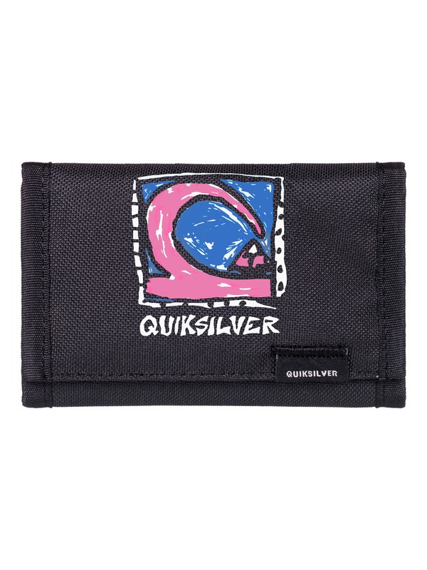 quiksilver, The Everydaily - Portefeuille 3 volets, RIVIERA (blc0) 0 The Everydaily - Portefeuille 3 volets Bleu EQYAA03530 Quiksilver