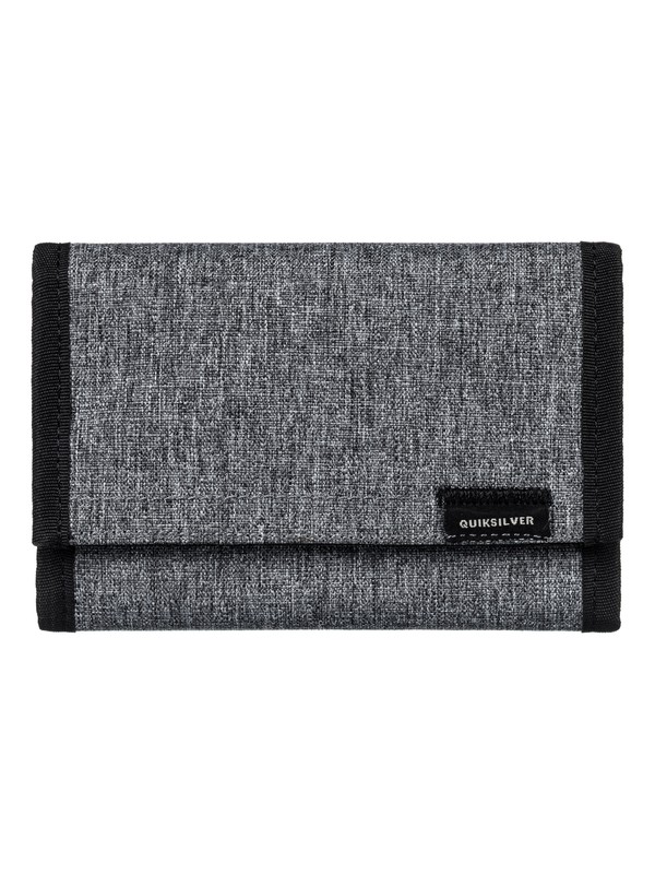 quiksilver, The Everydaily - Tri-Fold Wallet, LIGHT GREY HEATHER (sgrh) 0 The Everydaily - Tri-Fold Wallet Grey EQYAA03530 Quiksilver