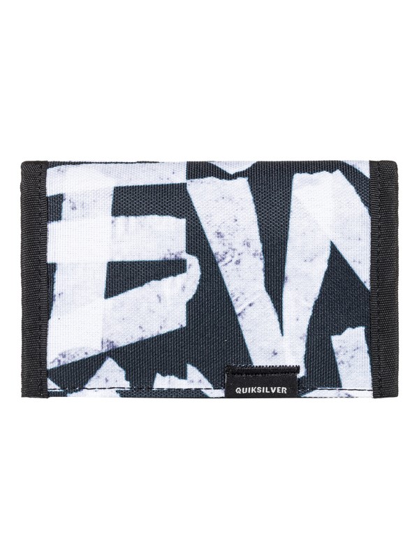 quiksilver, The Everydaily - Tri-Fold Wallet, BREAK THE CYCLE (wbb7) 0 The Everydaily - Tri-Fold Wallet White EQYAA03530 Quiksilver