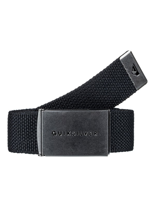 quiksilver, Principle Webbing Belt, BLACK (kvj0) 0 Principle Webbing Belt Black EQYAA03559 Quiksilver