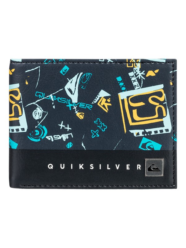 quiksilver, Men's Freshness Bi-Fold Wallet, NAVY BLAZER (byj0) 0 Men's Freshness Bi-Fold Wallet Blue EQYAA03561 Quiksilver