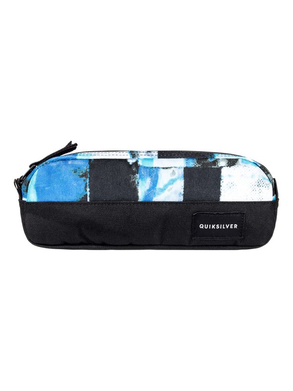 quiksilver, Tasmen - Pencil Case, TURKISH SEA RESIN CHECK (bqs6) 0 Tasmen - Pencil Case Blue EQYAA03575 Quiksilver