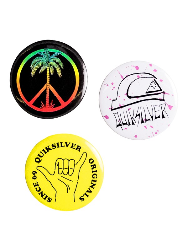 quiksilver, Badgins - Badges, BLACK (kvj0) 0 Badgins - Badges EQYAA03581 Quiksilver
