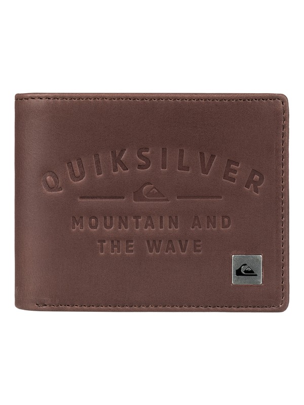 quiksilver, Mack IV Bi-Fold Wallet, DEMITASSE (ctk0) 0 Mack IV Bi-Fold Wallet Brown EQYAA03632 Quiksilver