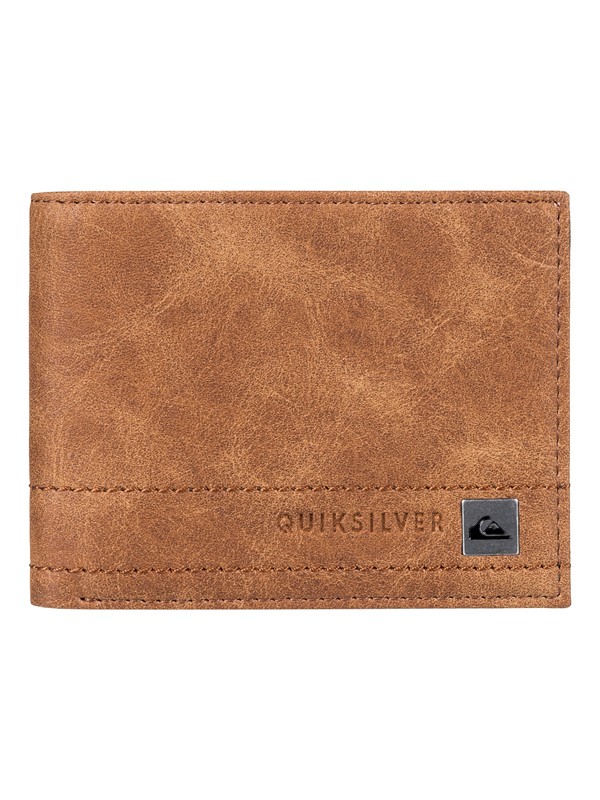 quiksilver, Stitchy - portefeuille à deux volets, TOBACCO BROWN (cmk0) 0 Stitchy - portefeuille à deux volets Marron EQYAA03636 Quiksilver
