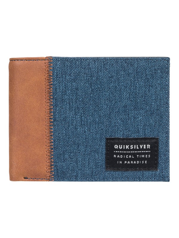quiksilver, Freshness Plus II Bi-Fold Wallet, BLUE NIGHTS HEATHER (bsth) 0 Freshness Plus II Bi-Fold Wallet Blue EQYAA03645 Quiksilver