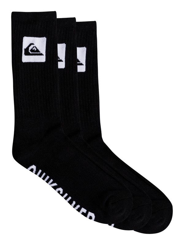 quiksilver, Quiksilver - Mi-chaussettes, BLACK (kvj0) 0 Quiksilver - Mi-chaussettes Noir EQYAA03669 Quiksilver