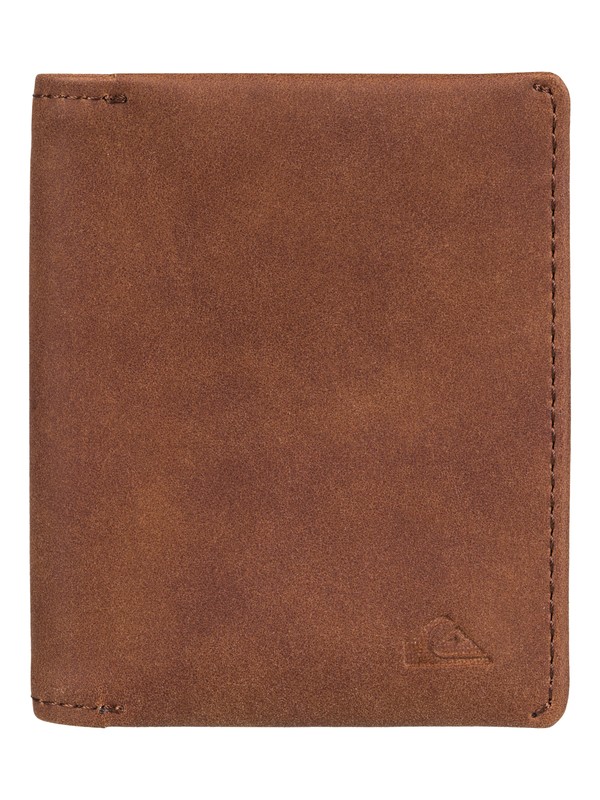 quiksilver, Quiksilver - Bi-Fold Wallet, TAN LEATHER (cpy0) 0 Quiksilver - Bi-Fold Wallet Brown EQYAA03673 Quiksilver
