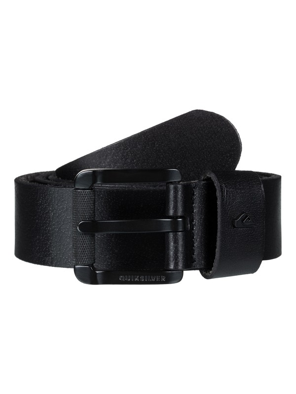 quiksilver, The Everydaily II - Ceinture en cuir, BLACK (kvj0) 0 The Everydaily II - Ceinture en cuir Noir EQYAA03683 Quiksilver