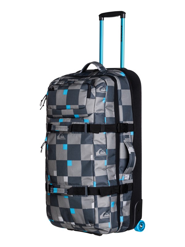 quiksilver, Reach Luggage, CHECKS YARDAGE BIG SIZE GUNSMO (krp6) 0 Reach Luggage EQYBL00022 Quiksilver