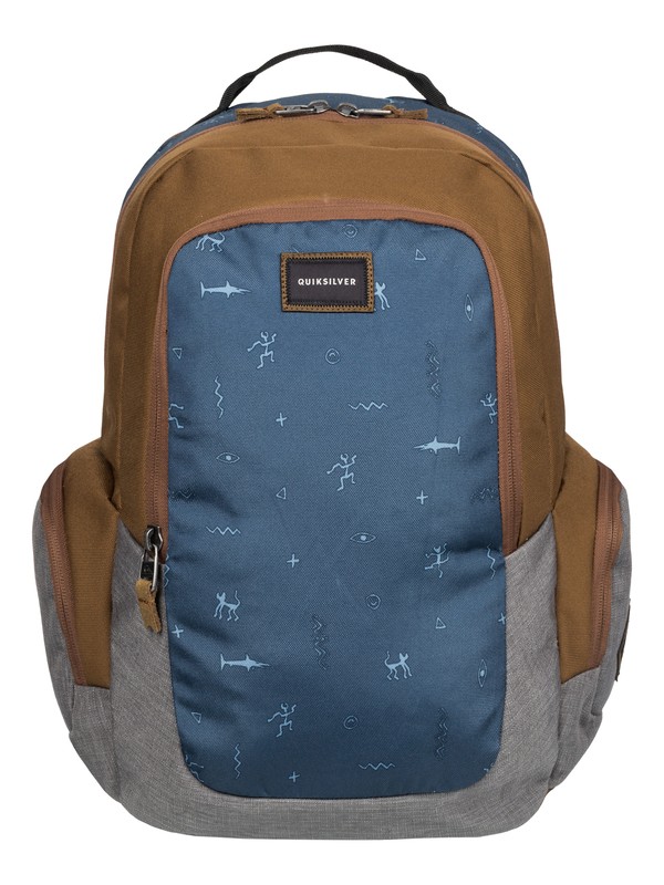 quiksilver, Schoolie 25L - Medium Backpack, BP SHARK BAIT BEAR (cqf6) 0 Schoolie 25L - Medium Backpack Brown EQYBP03271 Quiksilver