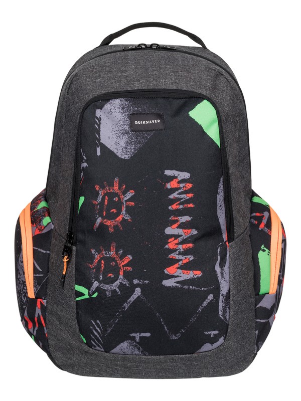 quiksilver, Schoolie 25L - Medium Backpack, BP LABYRINTH GREEN GECKO (ggy6) 0 Schoolie 25L - Medium Backpack Green EQYBP03271 Quiksilver