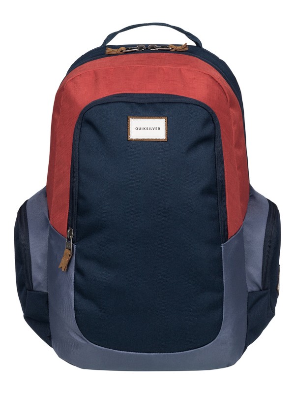 quiksilver, Schoolie 25L - Medium Backpack, BARN RED (rqj0) 0 Schoolie 25L - Medium Backpack Red EQYBP03271 Quiksilver