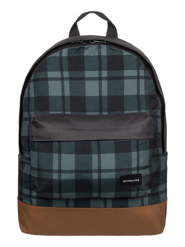 quiksilver, Everyday Poster - Medium Backpack, BP PLAID TARMAC (kta9) 0 Everyday Poster - Medium Backpack Black EQYBP03277 Quiksilver