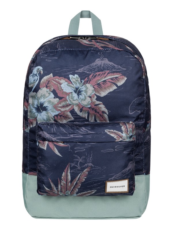 quiksilver, Night Track Print - Sac à dos, BP PARROT JUNGLE NAVY (byj8) 0 Night Track Print - Sac à dos Bleu EQYBP03278 Quiksilver