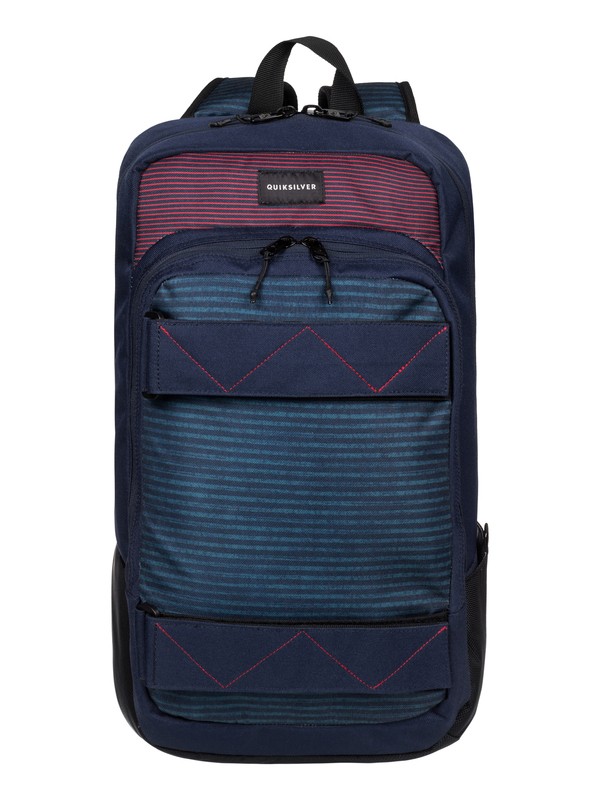 quiksilver, Skate - Skate Backpack, QUIK RED STRIPES (rqr3) 0 Skate - Skate Backpack Red EQYBP03335 Quiksilver