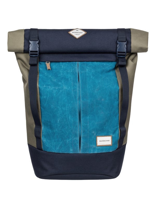 quiksilver, New Roll - Large Backpack, FOUR LEAF CLOVER (gph0) 0 New Roll - Large Backpack EQYBP03339 Quiksilver