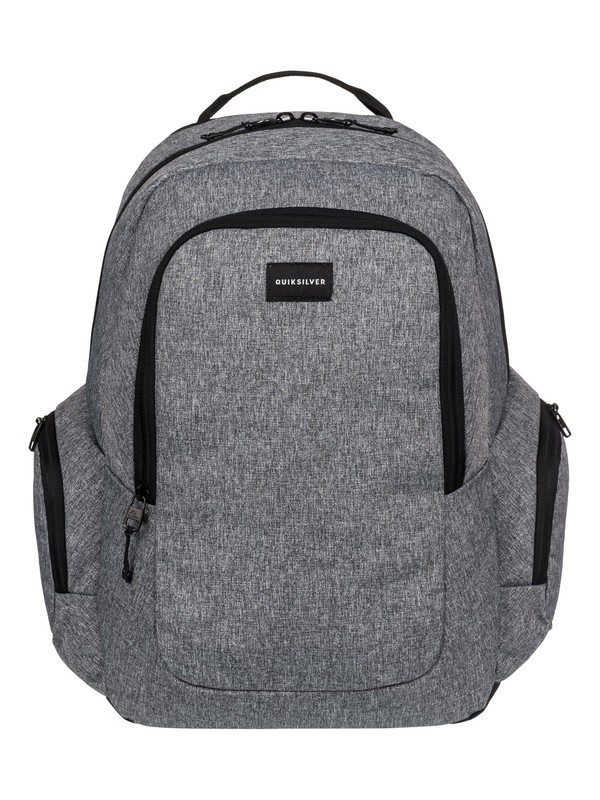 quiksilver, Schoolie - Medium Backpack, LIGHT GREY HEATHER (lgh) 0 Schoolie - Medium Backpack Grey EQYBP03391 Quiksilver