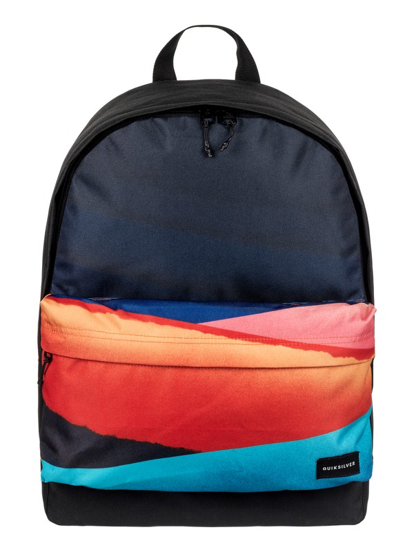 quiksilver, Everyday Poster 25L - Medium Backpack, MOROCCAN SLASH (bsg9) 0 Everyday Poster 25L - Medium Backpack Blue EQYBP03406 Quiksilver
