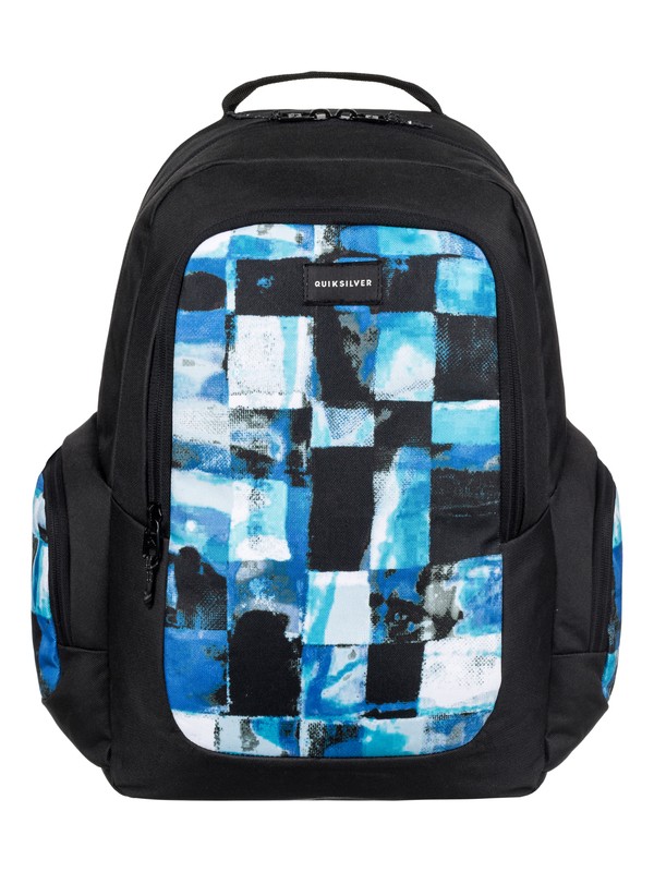 quiksilver, Schoolie 25L - Sac à dos moyen, TURKISH SEA RESIN CHECK (bqs6) 0 Schoolie 25L - Sac à dos moyen Bleu EQYBP03418 Quiksilver
