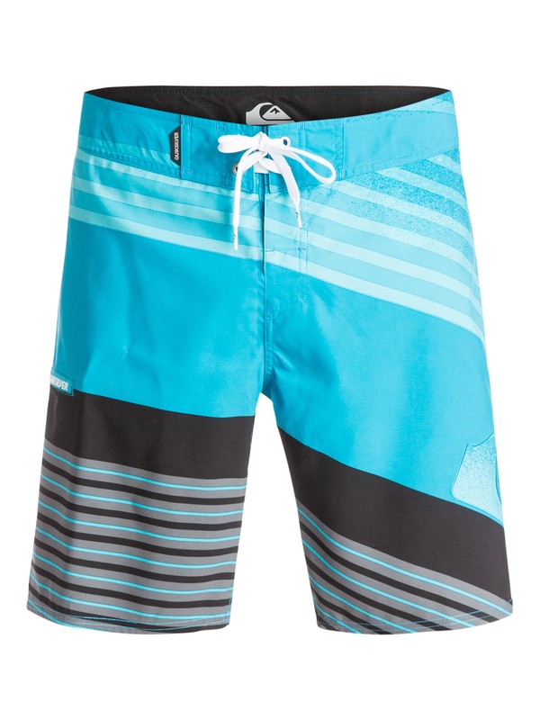 quiksilver, Incline Logo 19" - Boardshort, INCLINE LOGO HAWAIIAN OCEAN (bmj6) 0 Incline Logo 19" - Boardshort Bleu EQYBS03238 Quiksilver