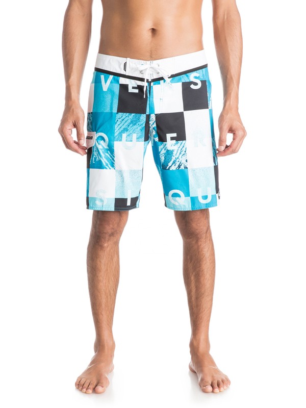 quiksilver, Check Remix 19" - Boardshort, CHECK REMIX HAWAIIAN OCEAN (bmj6) 0 Check Remix 19" - Boardshort EQYBS03251 Quiksilver