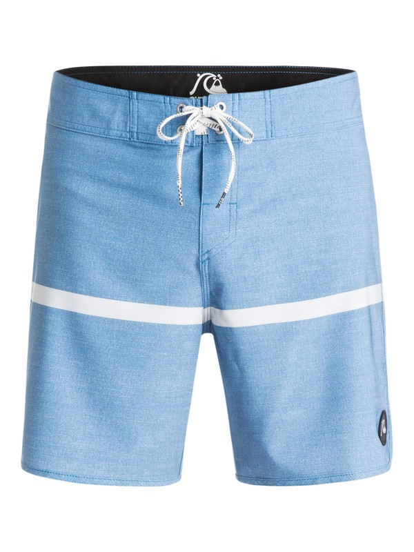 quiksilver, Stripe Scallop 18" - Boardshort, STRIPE SCALLOP FEDERAL BLUE (bnc3) 0 Stripe Scallop 18" - Boardshort EQYBS03275 Quiksilver