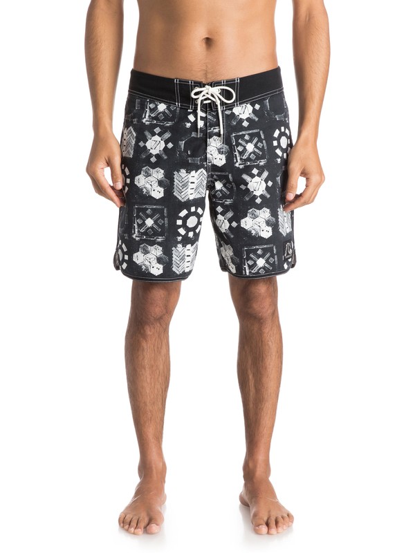 ADAMSON WALL ORIGINAL SCALLOP EQYBS03344 0 Michael Leon X Arkitip Adamson Wall Original Scallop 18"Boardshorts EQYBS03344 Quiksilver