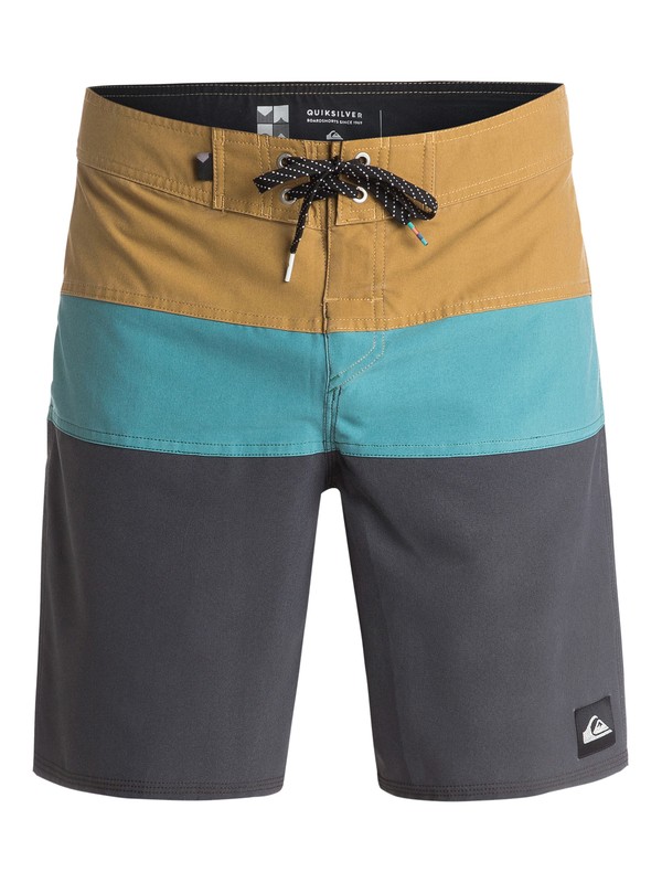 quiksilver, The Panel Vee 19" - Boardshort, TARMAC (kta0) 0 The Panel Vee 19" - Boardshort EQYBS03438 Quiksilver