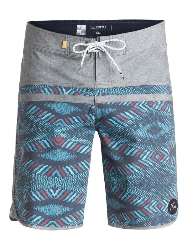 quiksilver, Stomp Dreamweaver Scallop 18" - Boardshort, DREAMWEAVER NAVY BLAZER (byj6) 0 Stomp Dreamweaver Scallop 18" - Boardshort EQYBS03448 Quiksilver