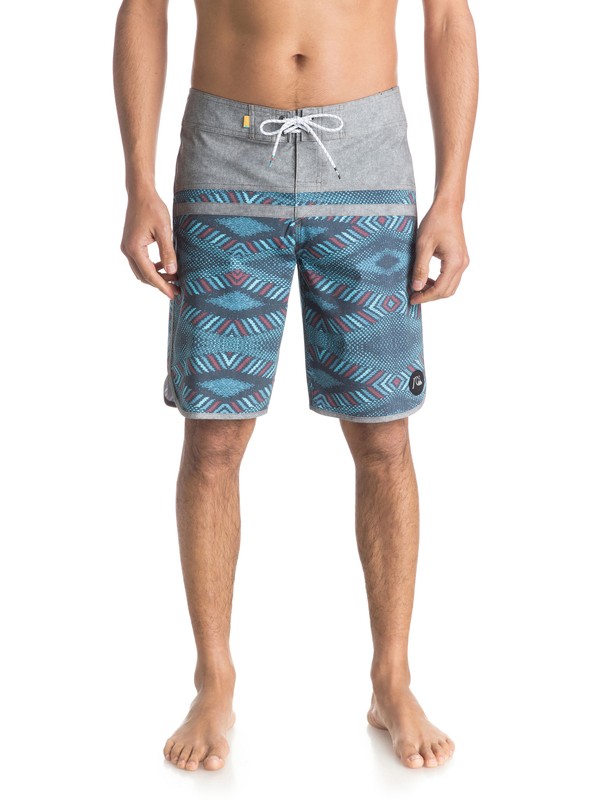 quiksilver, Stomp Dreamweaver Scallop 18" - Boardshort, DREAMWEAVER NAVY BLAZER (byj6) 0 Stomp Dreamweaver Scallop 18" - Boardshort EQYBS03448 Quiksilver