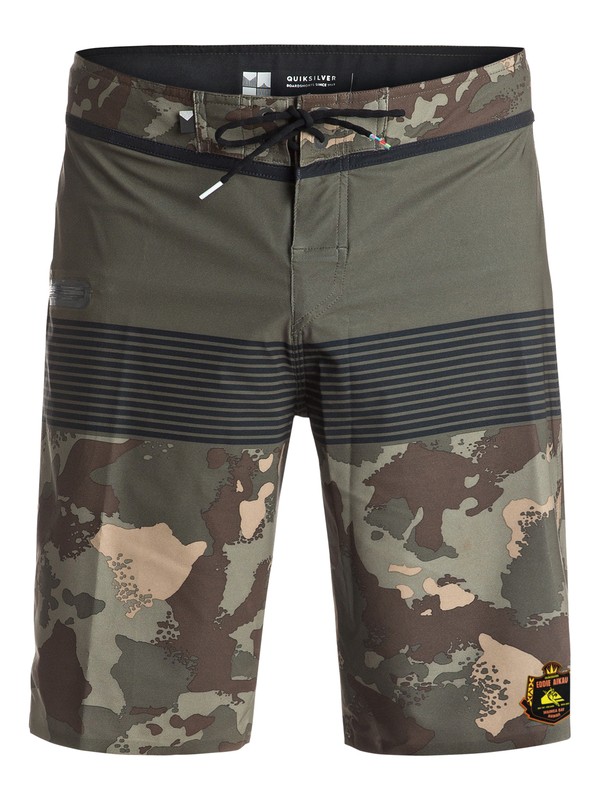 quiksilver, Division Eddie Vee 21" Boardshorts, FOREST NIGHT (csn6) 0 Division Eddie Vee 21" Boardshorts Brown EQYBS03532 Quiksilver