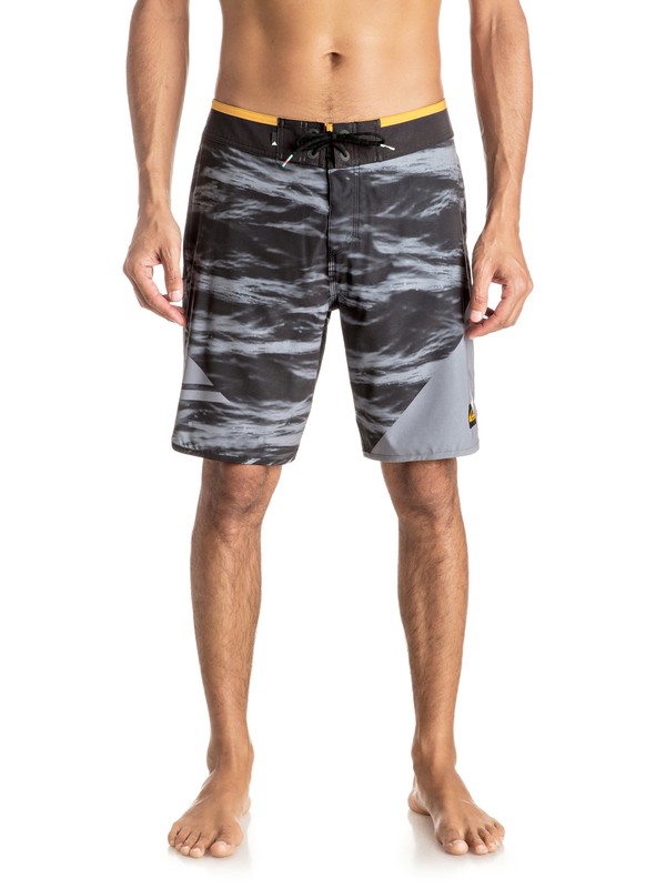 quiksilver, New Wave 19" - Boardshort, BLACK (kvj6) 0 New Wave 19" - Boardshort Black EQYBS03569 Quiksilver