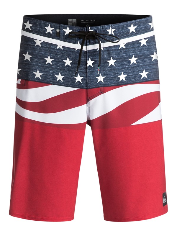quiksilver, Everyday Blocked Vee 20" Boardshorts, QUIK RED (rqr6) 0 Everyday Blocked Vee 20" Boardshorts Red EQYBS03573 Quiksilver