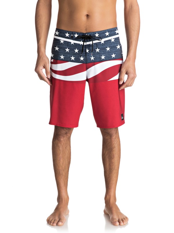 quiksilver, Everyday Blocked Vee 20" Boardshorts, QUIK RED (rqr6) 0 Everyday Blocked Vee 20" Boardshorts Red EQYBS03573 Quiksilver