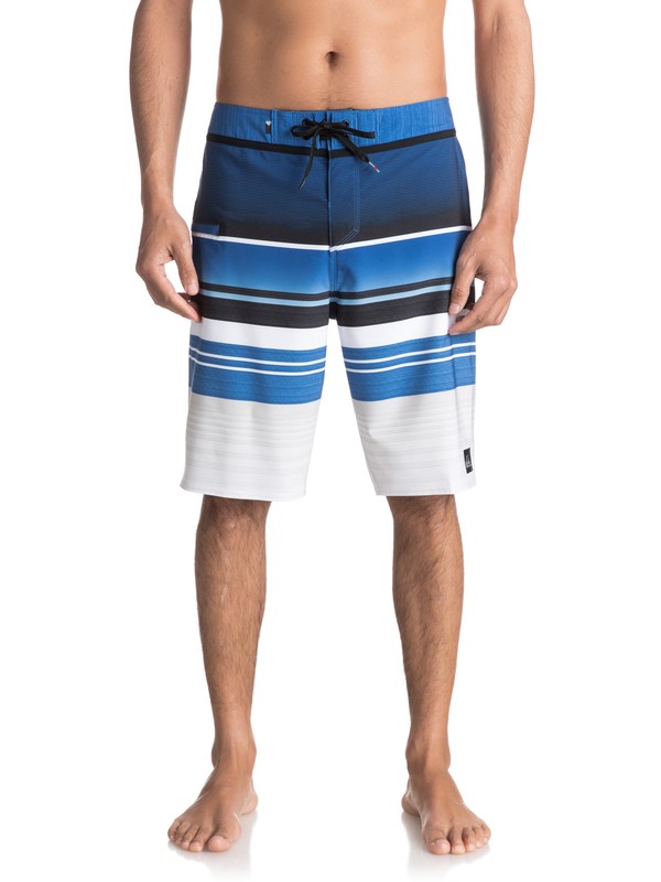 quiksilver, Everyday Stripe Vee 21" Boardshorts, TURKISH SEA (bqs6) 0 Everyday Stripe Vee 21" Boardshorts Blue EQYBS03575 Quiksilver
