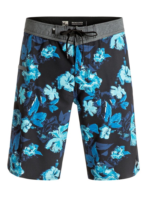quiksilver, Jungle Fever Vee 21" Boardshorts, BLUE DANUBE (bms6) 0 Jungle Fever Vee 21" Boardshorts Blue EQYBS03577 Quiksilver