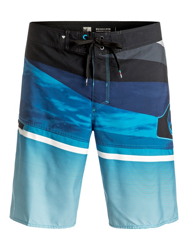 quiksilver, Slash Logo Vee 20" - Boardshort, ESTATE BLUE (bsw6) 0 Slash Logo Vee 20" - Boardshort Bleu EQYBS03582 Quiksilver