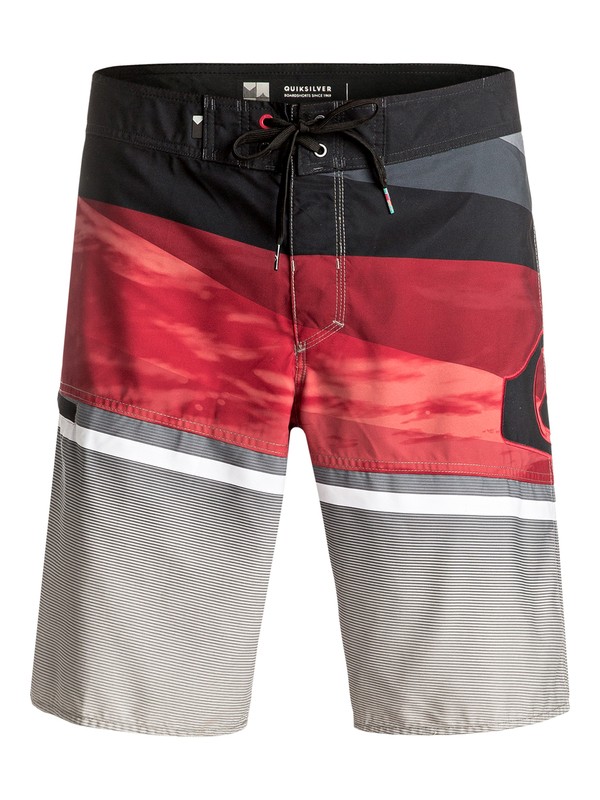 quiksilver, Slash Logo Vee 20" - Boardshort, BLACK (kvj6) 0 Slash Logo Vee 20" - Boardshort Noir EQYBS03582 Quiksilver