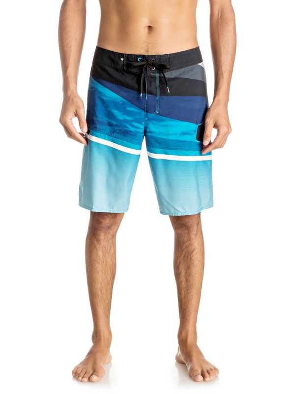 quiksilver, Slash Logo Vee 20" - Boardshort, ESTATE BLUE (bsw6) 0 Slash Logo Vee 20" - Boardshort EQYBS03582 Quiksilver