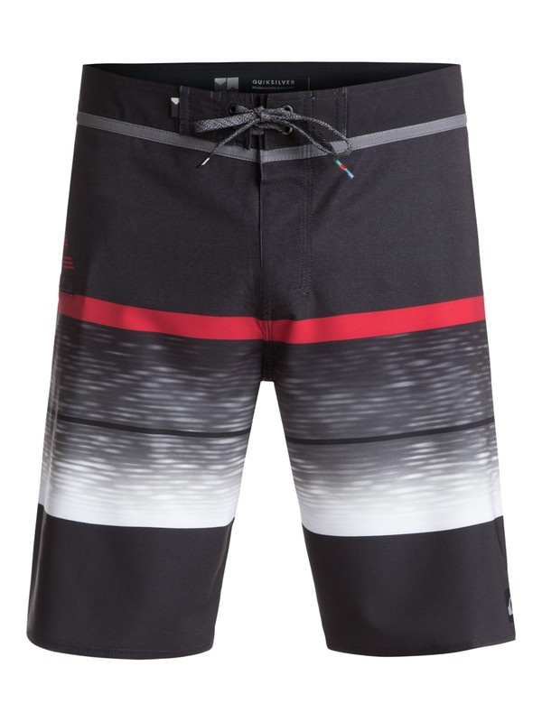 quiksilver, Slab Logo Vee 20" - Boardshort, IRON GATE (kzm6) 0 Slab Logo Vee 20" - Boardshort Noir EQYBS03585 Quiksilver