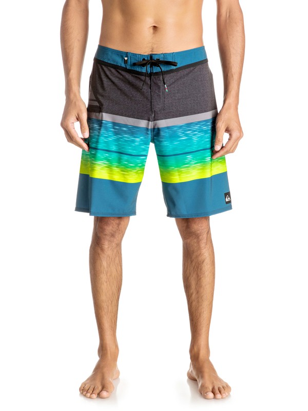 quiksilver, Slab Logo Vee 20" - Board Shorts, MOROCCAN BLUE (bsg6) 0 Slab Logo Vee 20" - Board Shorts Blue EQYBS03585 Quiksilver