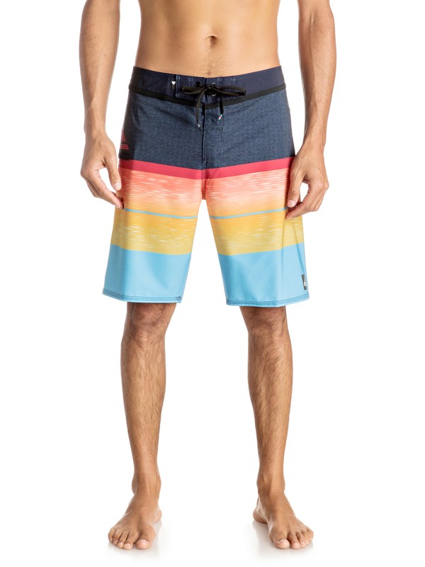 quiksilver, Slab Logo Vee 20" - Board Shorts, NAVY BLAZER (byj6) 0 Slab Logo Vee 20" - Board Shorts Blue EQYBS03585 Quiksilver