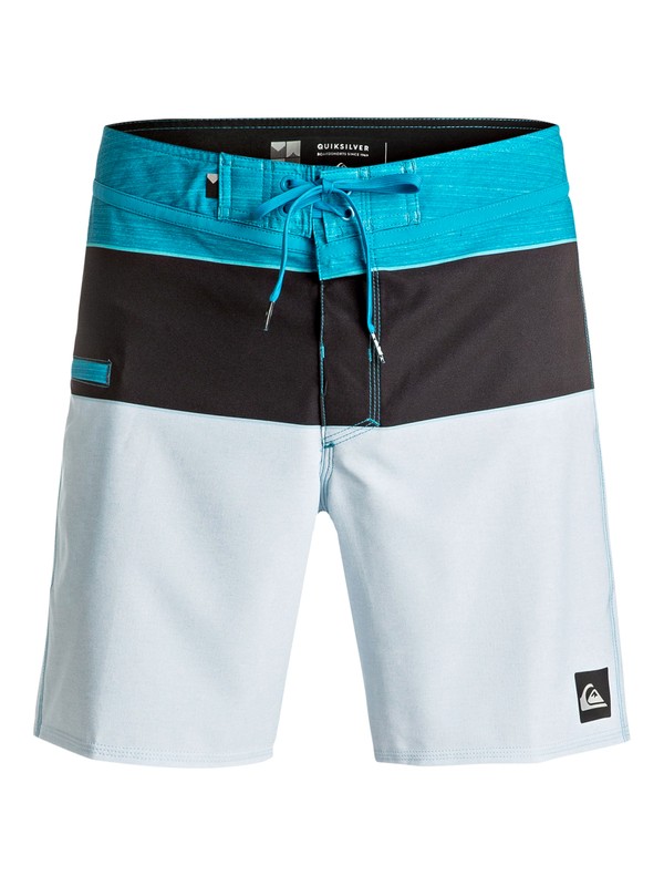 quiksilver, Everyday Blocked Vee 17" - Boardshort, BLUE DANUBE (bms6) 0 Everyday Blocked Vee 17" - Boardshort Bleu EQYBS03607 Quiksilver