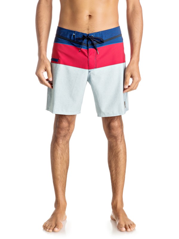 quiksilver, Everyday Blocked Vee 17" - Boardshort, ESTATE BLUE (bsw6) 0 Everyday Blocked Vee 17" - Boardshort Bleu EQYBS03607 Quiksilver