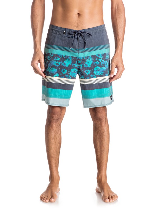 quiksilver, Swell Vision 18" - Short de plage, STONE BLUE (bhy6) 0 Swell Vision 18" - Short de plage EQYBS03619 Quiksilver