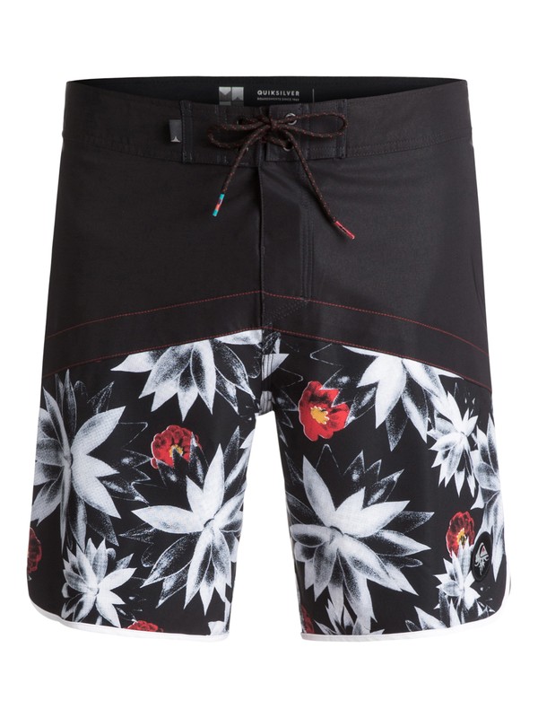 quiksilver, Crypt Scallop 18" - Boardshort, BLACK (kvj6) 0 Crypt Scallop 18" - Boardshort Black EQYBS03743 Quiksilver
