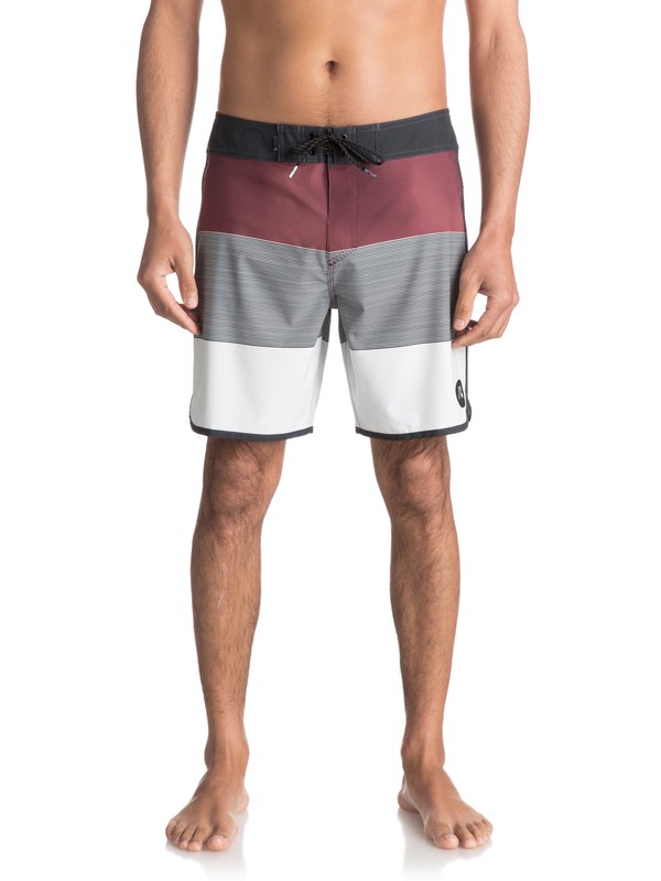 quiksilver, Tijuana Scallop 18" - Board Shorts, WINDSOR WINE (rsr6) 0 Tijuana Scallop 18" - Board Shorts Red EQYBS03755 Quiksilver