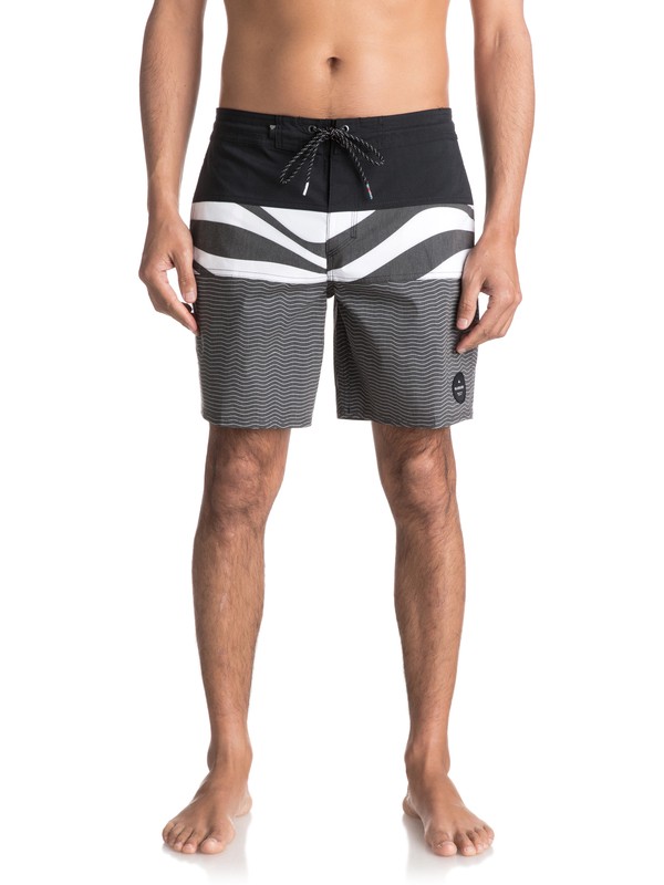 quiksilver, Heatwave Blocked 18" - Short de plage, BLACK (kvj6) 0 Heatwave Blocked 18" - Short de plage Noir EQYBS03771 Quiksilver